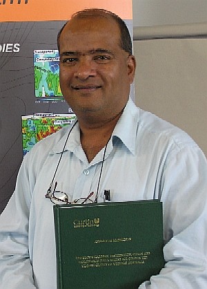 Anna with his PhD thesis June 2005